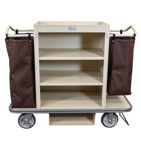 metal housekeeping carts